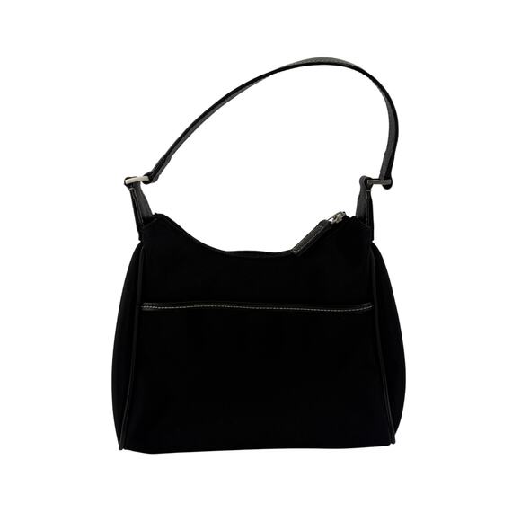 Reaction Kenneth Cole Black Plain Multi-Pocket Single Strap Purse Handbag - Picture 2 of 8